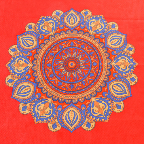 Коврик для йоги SANGH (183х63x0,2cм) с принтом (2942299)
