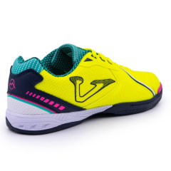 Бутсы ф/б VIRTEY INDOOR 23226, иск.кожа, цв. желтый, р.41