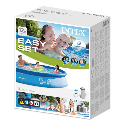 Бассейн INTEX 56422 надувной круглый, фильтр-насос, 366х76см