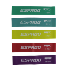 Петля тренировочная набор ESPADO ES2611C (5 шт, латекс, в сумке)