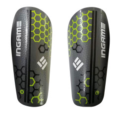 Щитки футбольные INGAME TRAINING IТ-201 зеленые (XS)