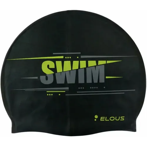 Шапочка для плавания ELOUSE BIG Swim EL0011, силиконовая, черный