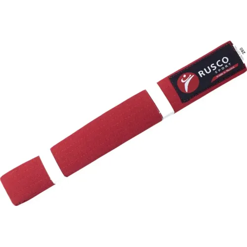 Пояс для кимоно RUSCO SPORT 2,8м, красный