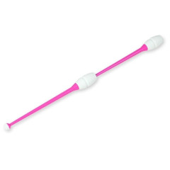 Булавы для худож. гимнастики INDIGO IN018-PB, 41 см, 2шт, цв. розовый/белый (47562-74206)