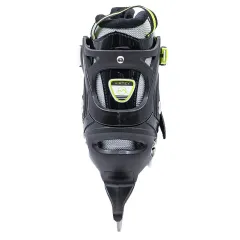 Коньки раздвижные VIRTEY SITI BW-167 р. 31-34. Цвет: черный/зеленый