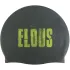 Шапочка для плавания ELOUSE BIG Stamp EL0011, силиконовая, серый