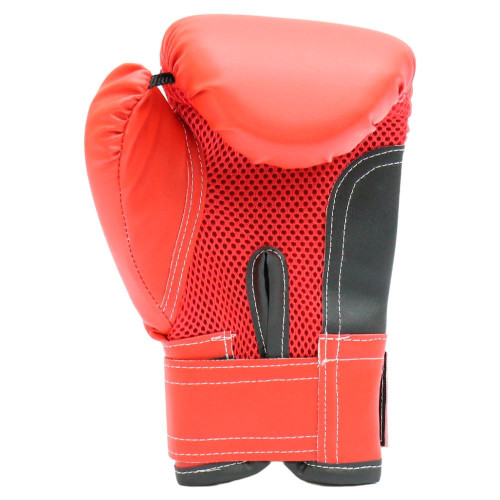 Перчатки боксерские RUSCOsport BOXER детские, кож.зам., 8 OZ, красные