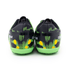 Бутсы ф/б VIRTEY TURF 23876, иск.кожа, цв. зеленый/черный, р.36