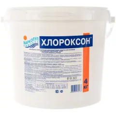 Средство для бассейнов МАРКОПУЛ КЕМИКЛС Хлороксон, М46, 4кг (для дезинфекции воды)