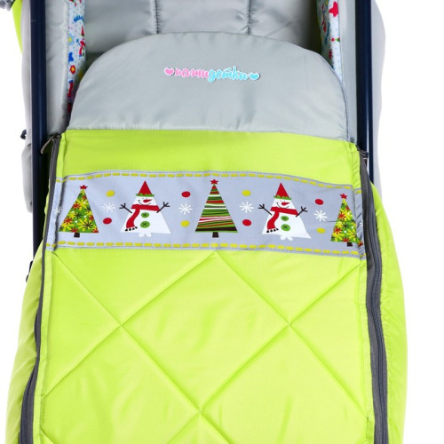 Санки-коляска NIKA KIDS Наши детки цв. лимонный (7082437)