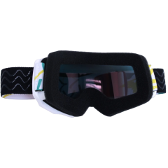 Очки кроссовые HIZER #21 цв. белый (14598)