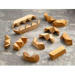 Головоломка ОВАЛ 12 частей, 10х5х5 см, (5013831)