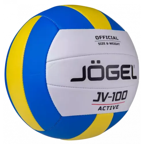 Мяч в/б JOGEL JV-100 синий/желтый р.5 (42637-68164)
