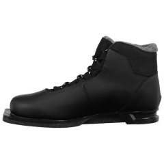 Ботинки лыжные 75мм WINTER STAR CLASSIC иск. кожа, цв. чёрный, лого белый, р.43