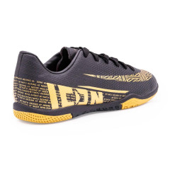 Бутсы ф/б VIRTEY INDOOR 21811 ICON, иск.кожа, цв. черный/золотой, р.37