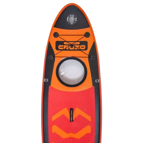 SUP-доска надувная универсальная TECH TEAM CRUZO (orange) 290x77x10см (с окном)(816119)