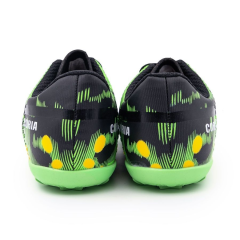 Бутсы ф/б VIRTEY TURF 23876, иск.кожа, цв. зеленый/черный, р.38
