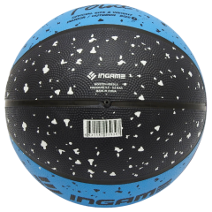 Мяч б/б INGAME POINT №7 черный/синий