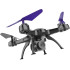 Игрушка КВАДРОКОПТЕР Hiper HQC-0003 Falcon X FPV 0.3Mpix VGA WiFi ПДУ черный/фиолетовый