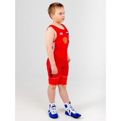 Трико борцовское BOYBO PROFI BT45 красный, р. S