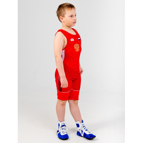 Трико борцовское BOYBO PROFI BT45 красный, р. S