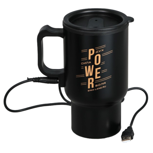Термокружка SVOBODA VOLI Powe  0.5л, USB (7917588)
