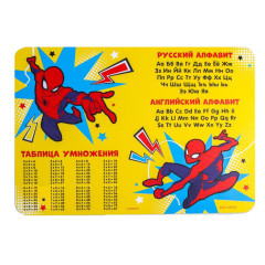 Коврик для лепки MARVEL Таблица умножения и алфавит формат А3, пластик (5413996)