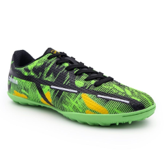 Бутсы ф/б VIRTEY TURF 23876, иск.кожа, цв. зеленый/черный, р.37