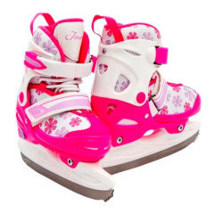 Коньки раздвижные TECH TEAM JASMINE ICE р.38-41 pink