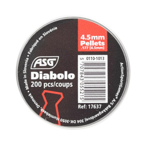 Пули пневматические  ASG Diabolo Match 4,5 мм 0,47 грамма (200 шт.)