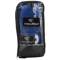 Перчатки боксерские KOUGAR KO300 кож. зам, синие, р-р, 12OZ