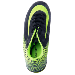 Бутсы ф/б TELLSON MSR цв. черный/зеленый, синт.кожа, Р.36