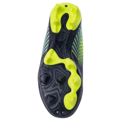 Бутсы ф/б TELLSON MSR цв. черный/зеленый, синт.кожа, Р.37