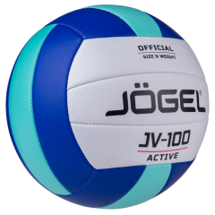 Мяч в/б JOGEL JV-100 синий/мятный р.5 (42638-68165)
