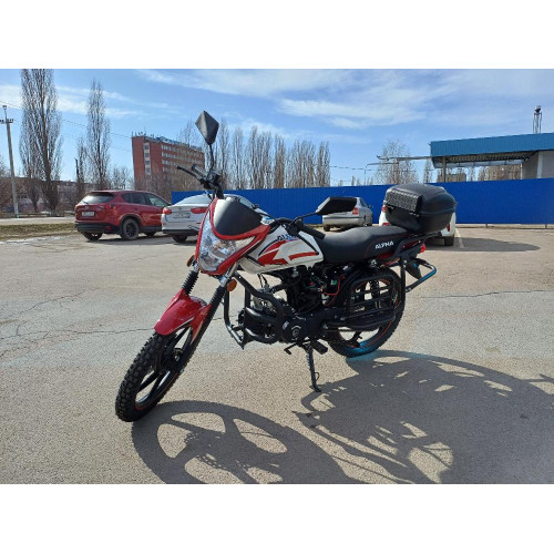 Мопед MOTOLAND ALPHA RS LUX 11 красный/белый*1