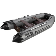 Лодка Адмирал Classic 335 серый/черный