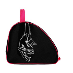 Сумка для коньков NAZAMOK KIDS Коньки, 40х32х20см, черный/розовый (9702056)