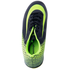 Бутсы ф/б TELLSON MSR цв. черный/зеленый, синт.кожа, Р.37