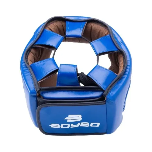 Шлем боксерский BOYBO Winner Flexy BP2004 синий р. M (закрытый)