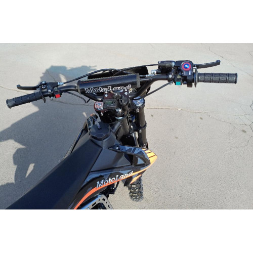 Питбайк  Motoland GF125 E оранжевый/чёрный *4