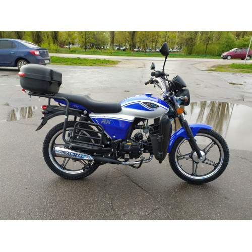Мопед MOTOLAND ALPHA RX LUX 11 синий/белый *1