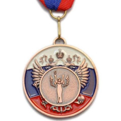 Медаль 5200-9, d - 50мм (цвет бронза). Ника