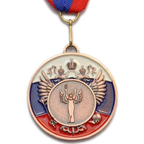 Медаль 5200-9, d - 50мм (цвет бронза). Ника