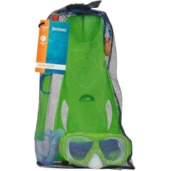 Набор для плавания BEST WAY 25019 (маска, трубка, ласты) Sure Swim