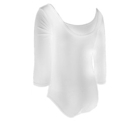 Купальник гимнаст SPRINTER полиэстер. Цвет белый, р.M