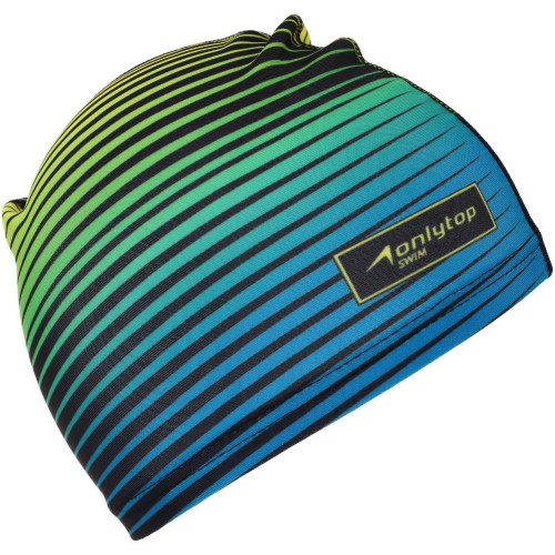 Шапочка для плавания ONLYTOP Swim, тканевая, обхват 46-52см (4162739)