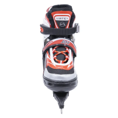 Коньки раздвижные VIRTEY JOY BW-902-2 р. 33-36. Цвет: красный