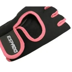 Перчатки для фитнеса ESPADO ESD001, черный/розовый, р. XS