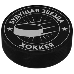 Шайба хоккейная детская БУДУЩАЯ ЗВЕЗДА (7896254)