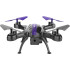 Игрушка КВАДРОКОПТЕР Hiper HQC-0003 Falcon X FPV 0.3Mpix VGA WiFi ПДУ черный/фиолетовый